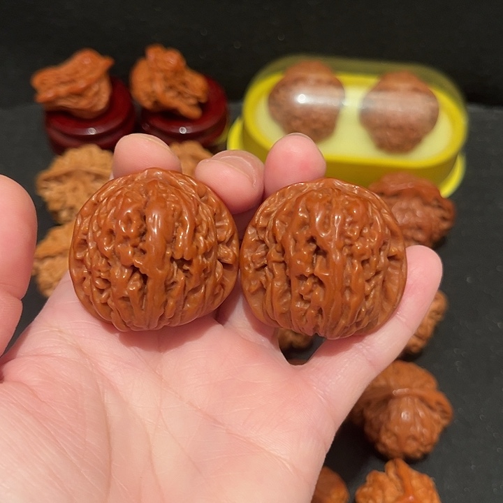 文玩核桃把件四座楼40