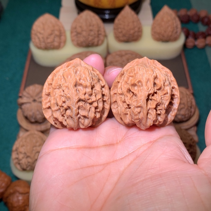 核桃文玩核桃把件苹果