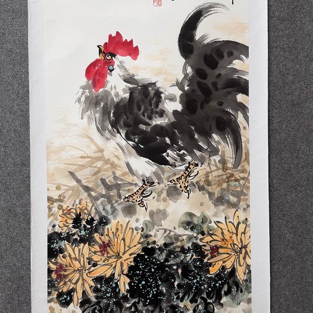 国画娄鹏老师手绘作品