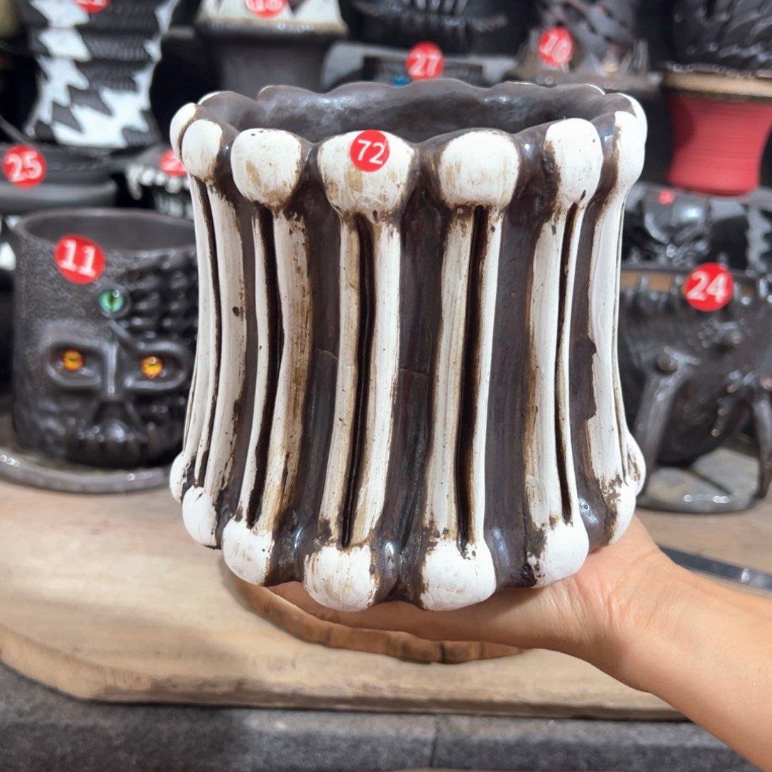 手工微瑕，口12高14.5