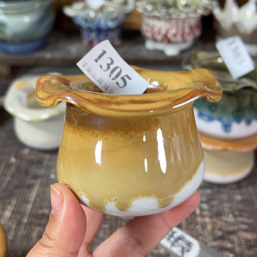 红陶景德镇手工花盆