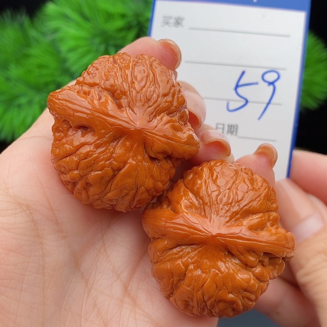 文玩核桃把件39乾隆磨59