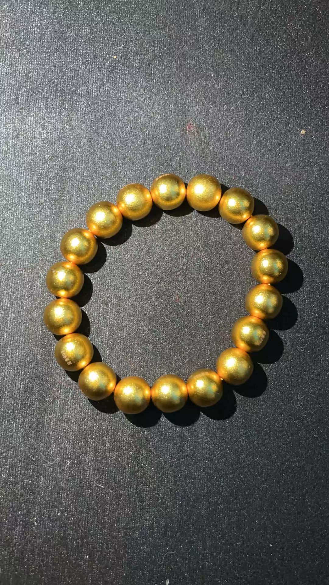 神秘人甄选 999-大圆珠磨砂12mm手链A16