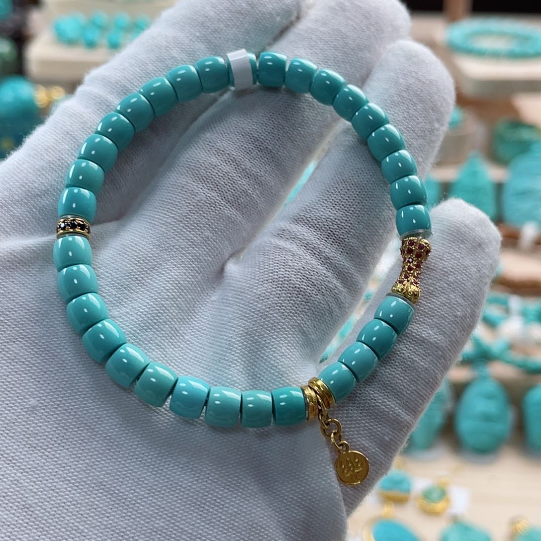 未镶嵌绿松石珠宝奇石