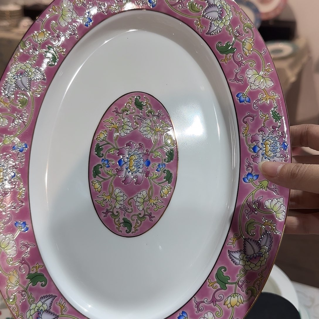 溪***啊骨瓷珐琅彩工艺制作