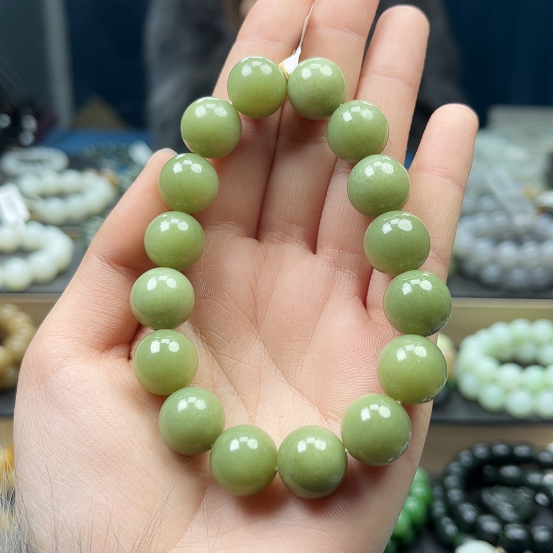 和田玉手链未镶嵌