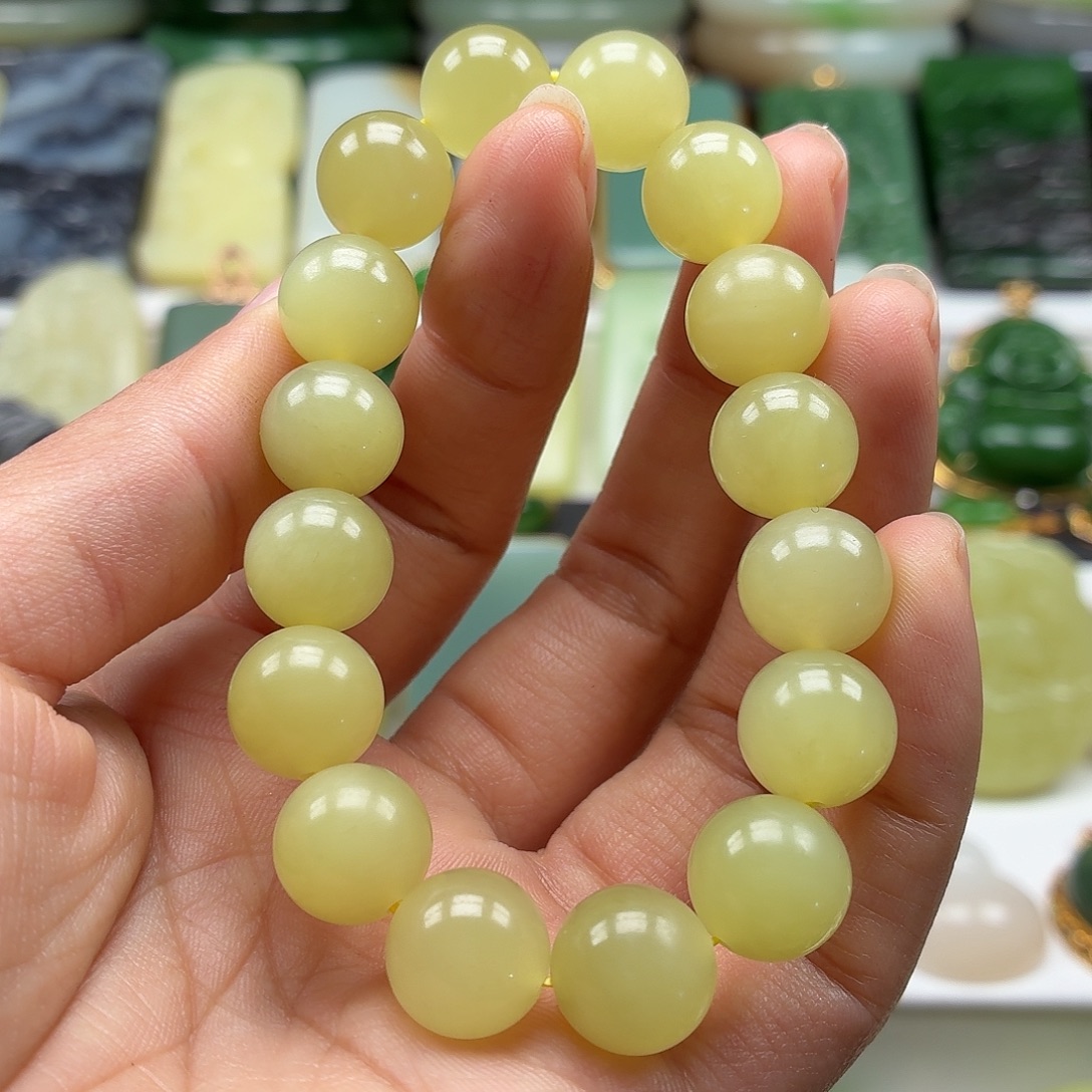 和田玉未镶嵌颈饰12