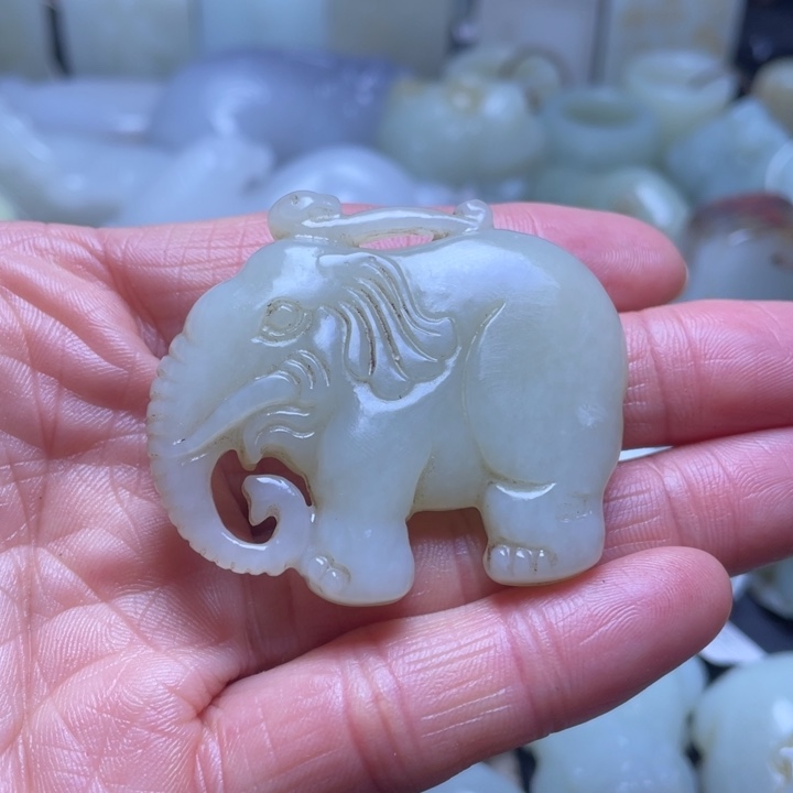 和田玉挂件未镶嵌