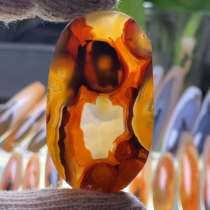 未镶嵌玛瑙/玉髓珠宝半成品177