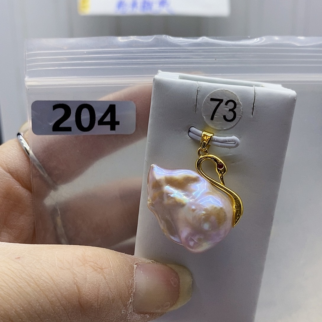 颈饰合金淡水珍珠