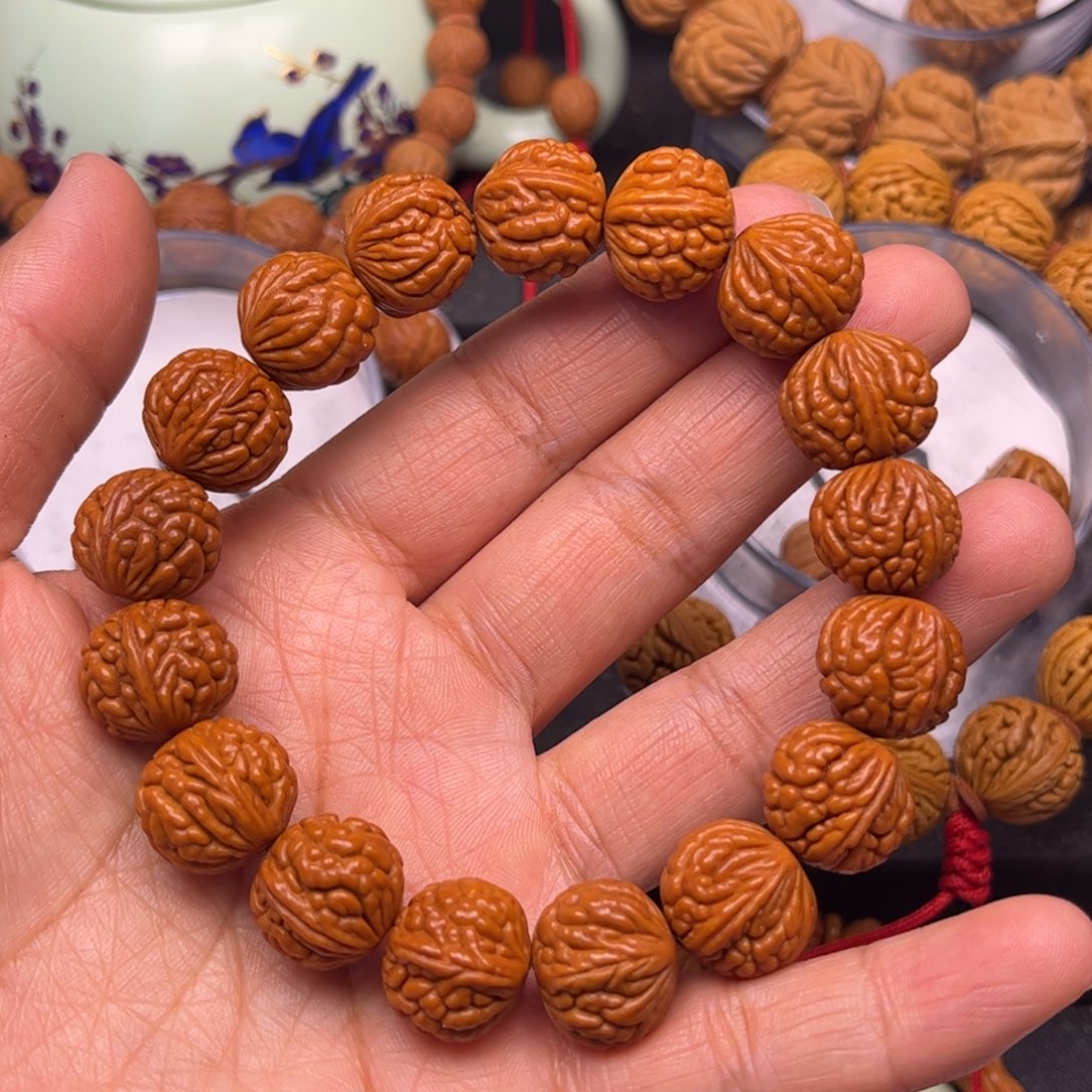 桃核吊坠龙纹桃核