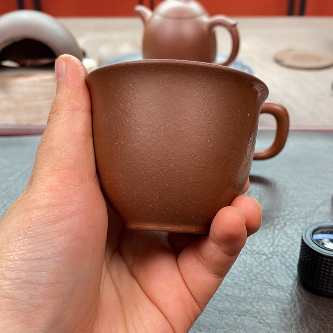 茶壶紫砂紫泥铃铛杯100cc