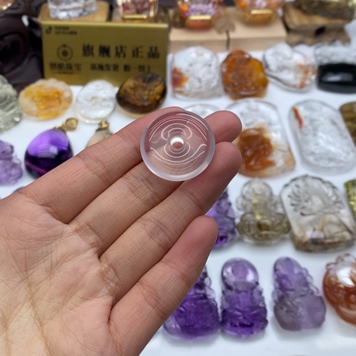 水晶颈饰未镶嵌定制