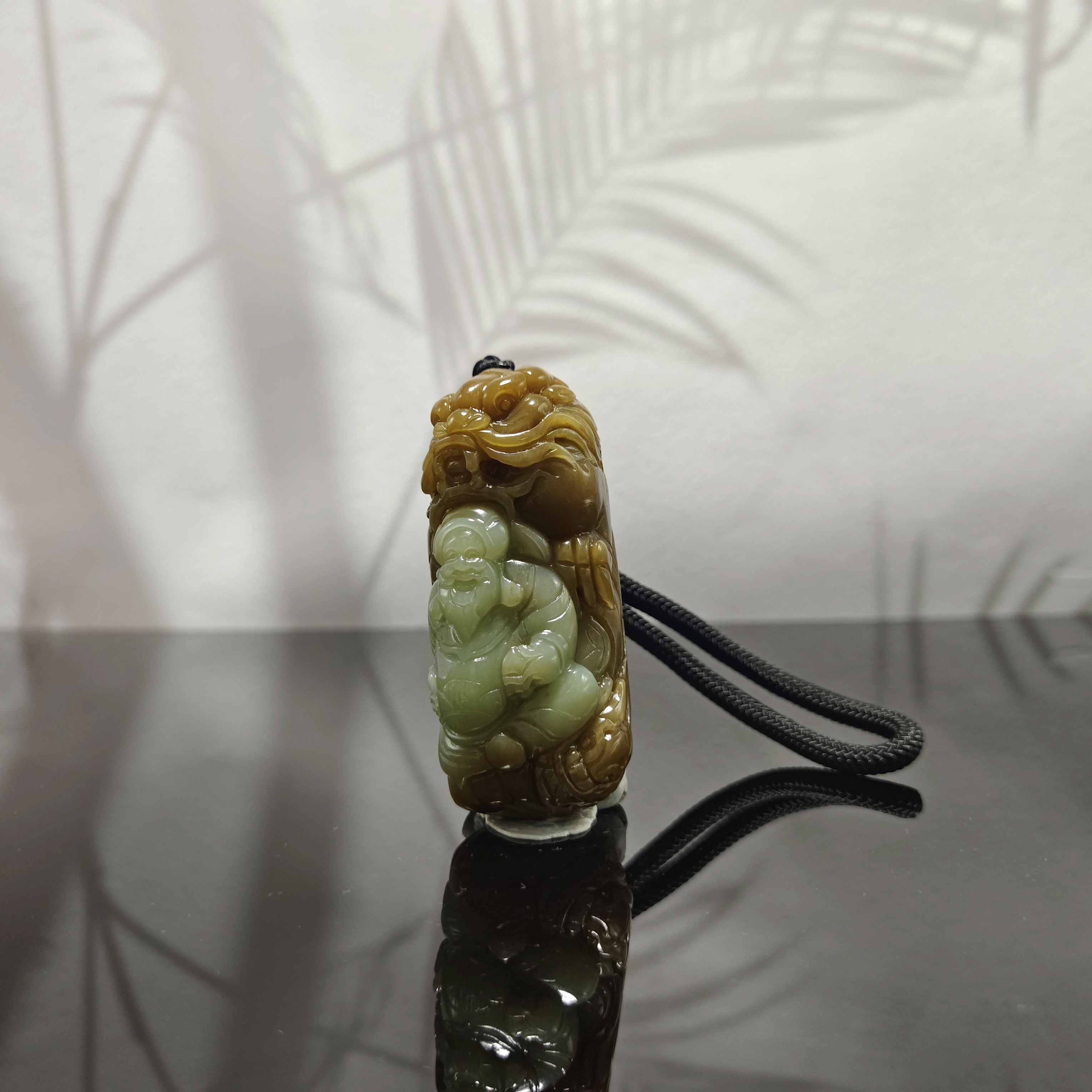 和田玉财神手把0432