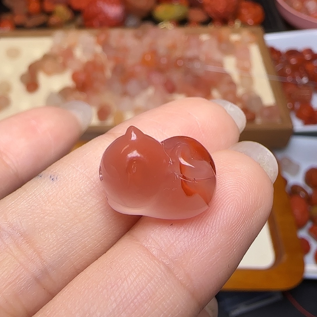 浪***女南红玛瑙未镶嵌颈饰