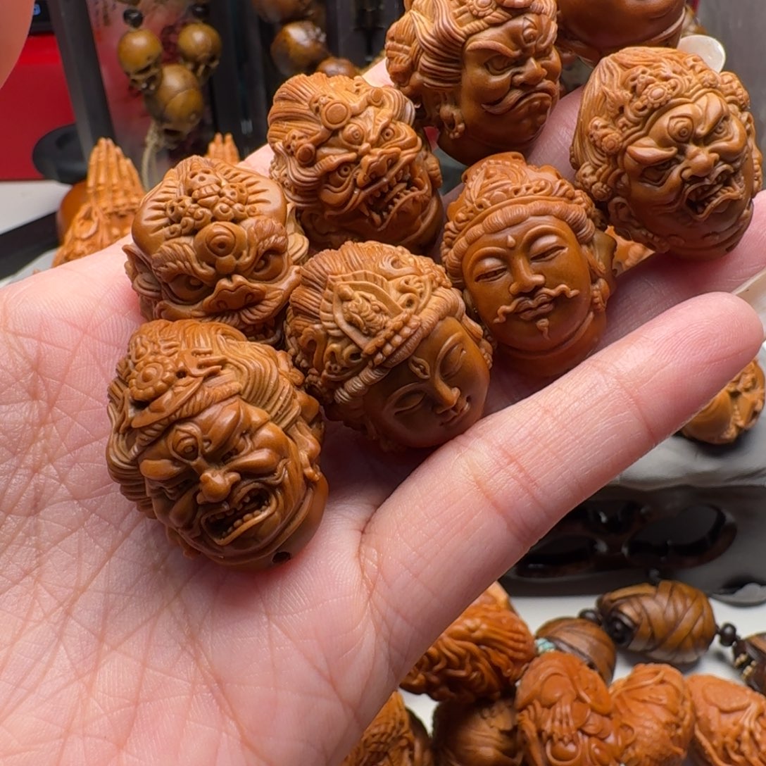 手串/手链橄榄核?*翟娟三面佛2.3