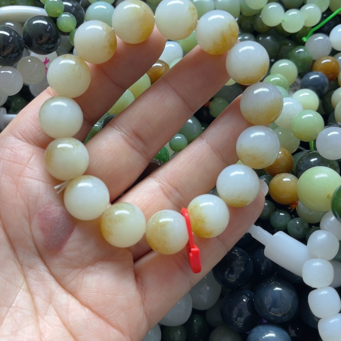 和田玉手链未镶嵌