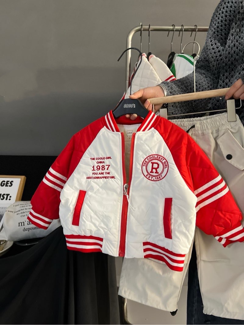 男童女童冬季板球服棉服童装（扣号备注编码下单）