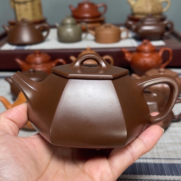 紫砂茶壶全手工制作220cc