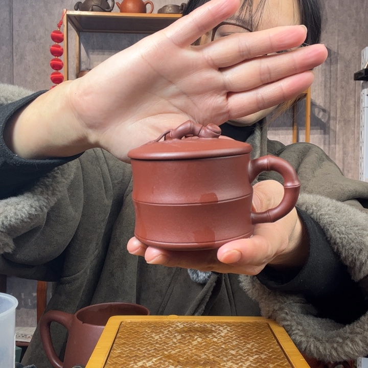 茶杯紫砂原矿紫砂杯