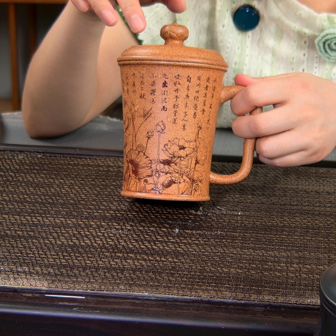 茶杯紫砂高货放漏