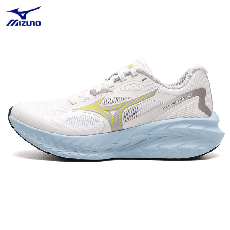 Mizuno美津浓男鞋流光风香槟白ASTRO X缓震透气运动鞋D1GH2505-03