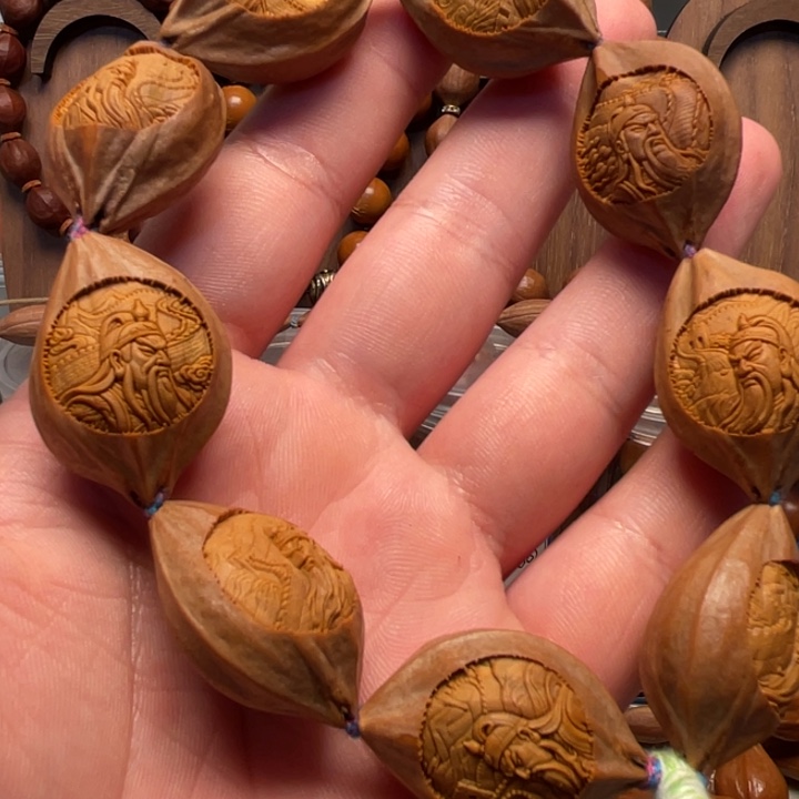 橄榄核手串/手链2.3铁核关公