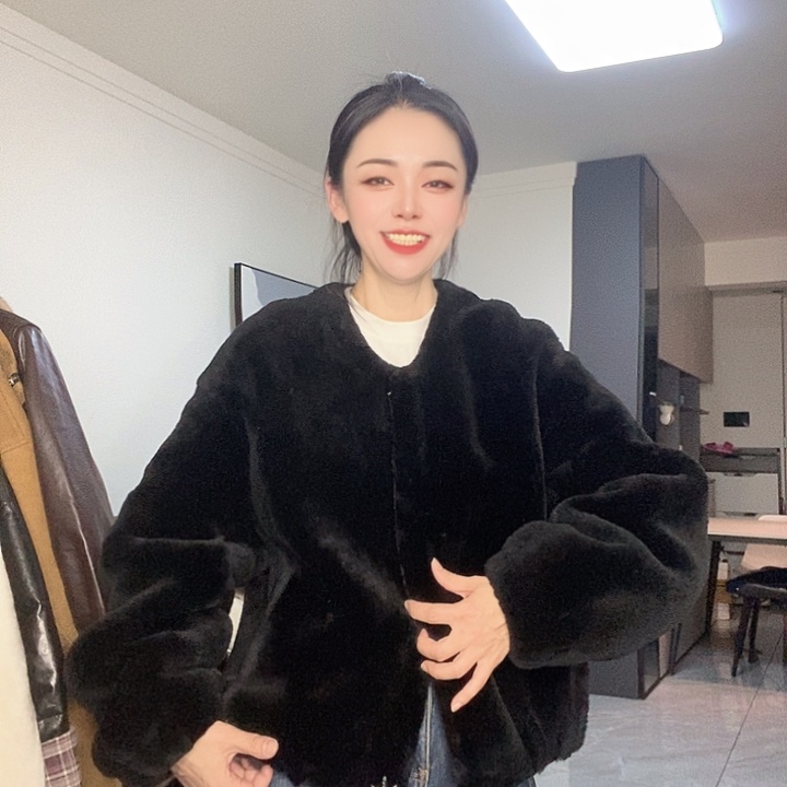 绵羊皮美丽奴皮毛一体M125斤内