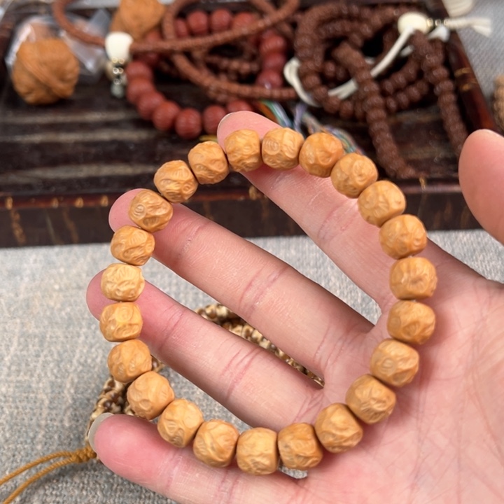 金刚菩提吊坠猴头关山单圈