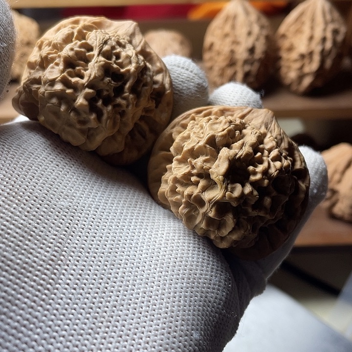 吊坠文玩核桃王永麒麟纹官帽46