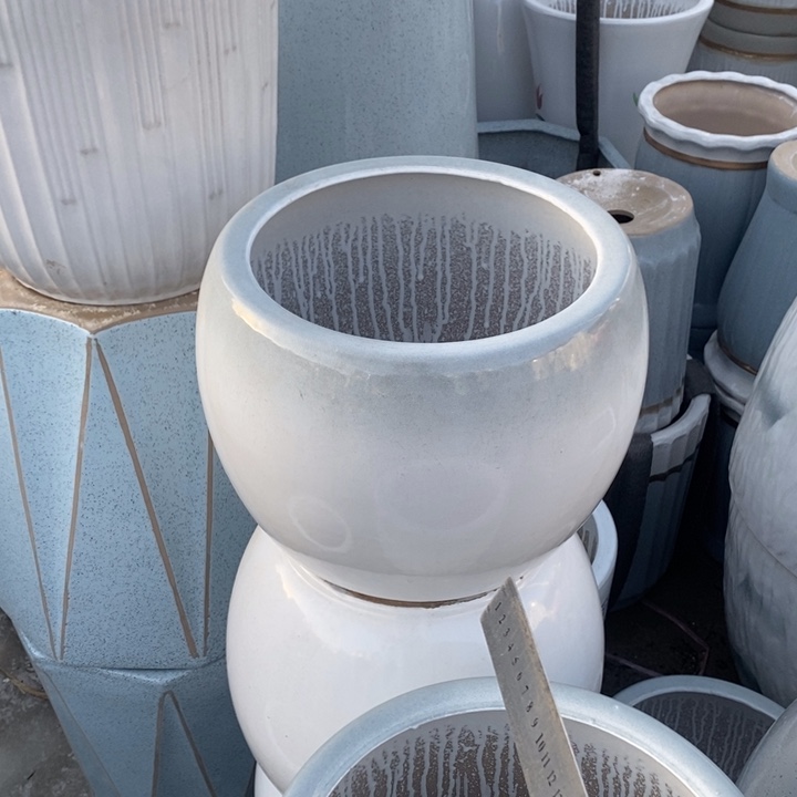 渐变青球盆大号口28/25