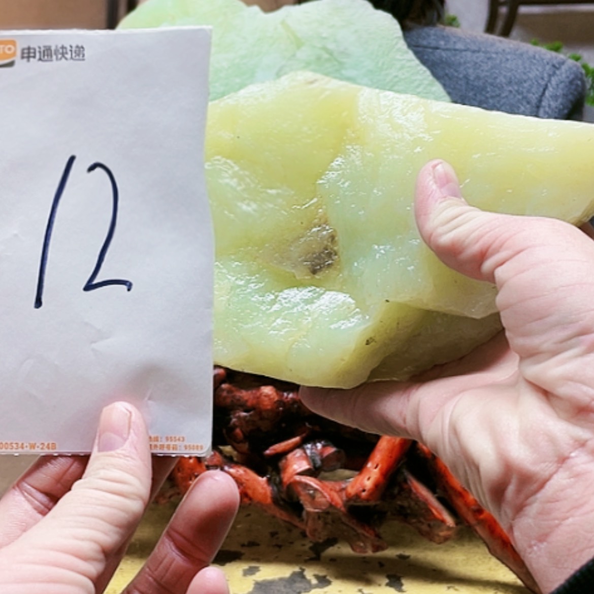 【闪购商品】蛇纹石玉原石未镶嵌鹏**艺