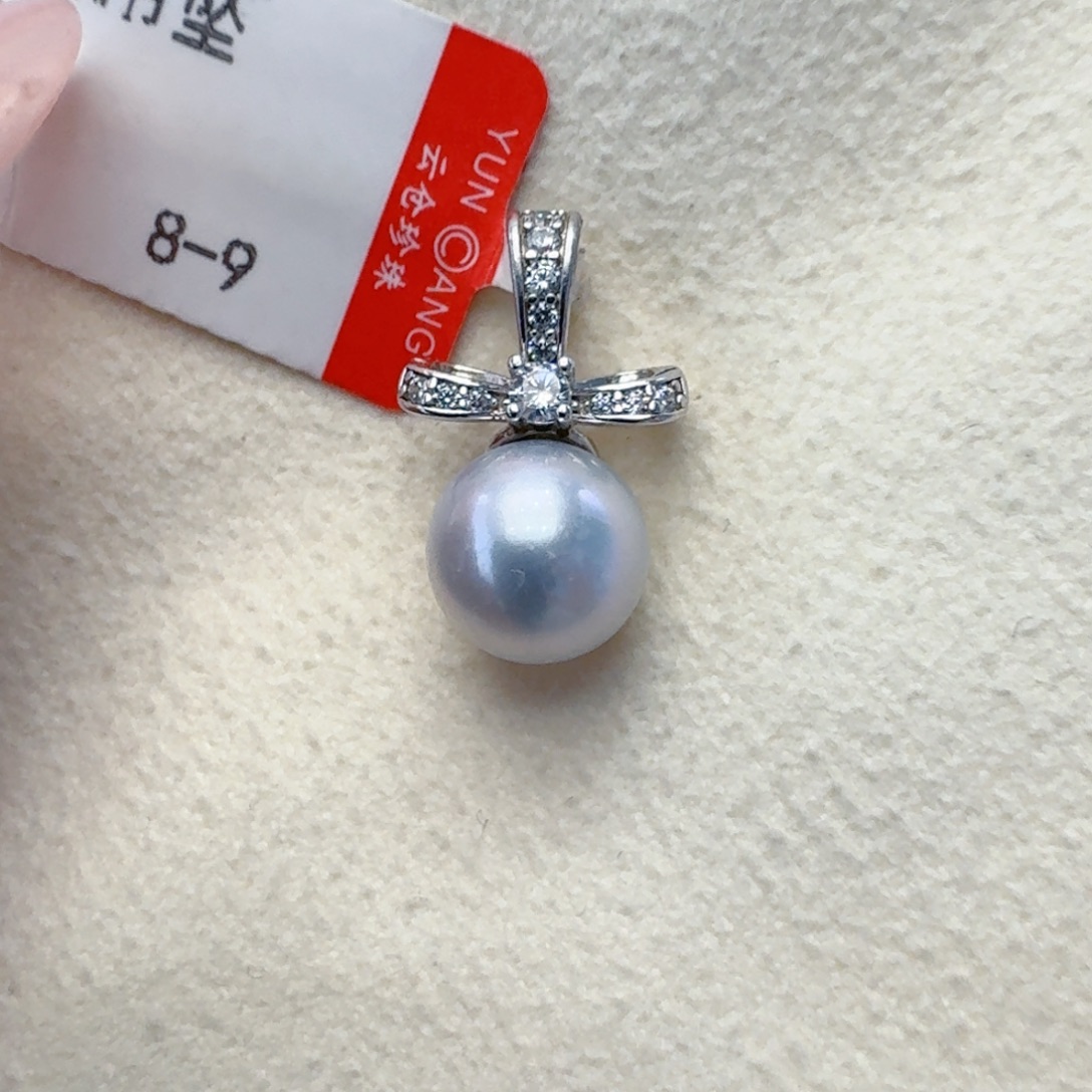海水珍珠颈饰银S925镶嵌@@yd348