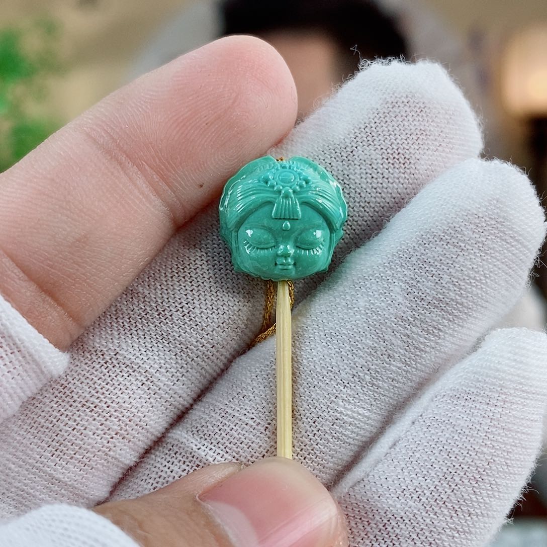 绿松石珠宝奇石未镶嵌