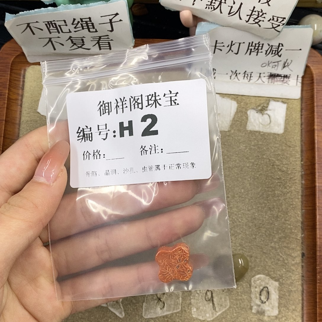 硅化珊瑚（珊瑚玉）未镶嵌颈饰活*