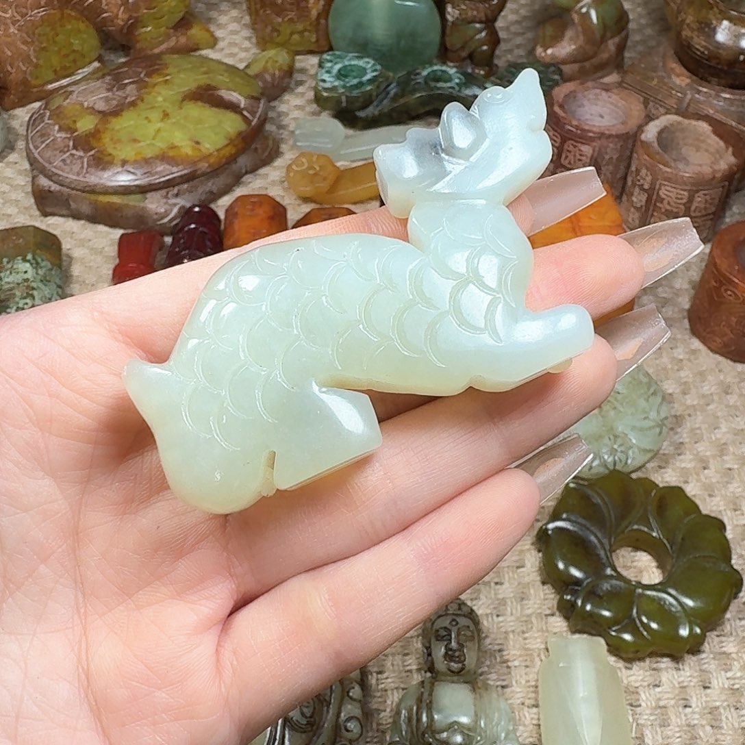 白玉菩提吊坠挂件