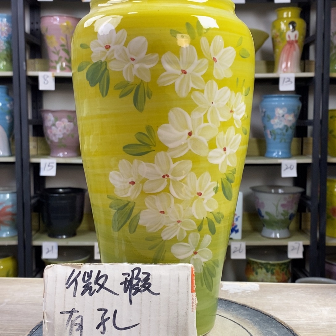 景德镇手工手绘陶瓷花盆