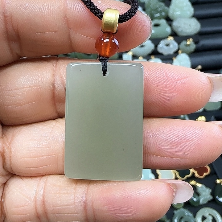 和田玉吊坠(不含链)未镶嵌
