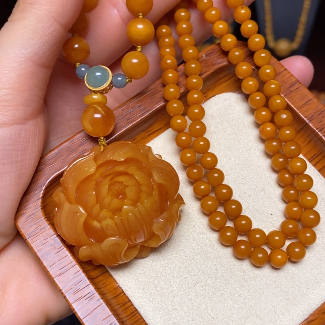 【闪购商品】蜜蜡颈饰未镶嵌项链