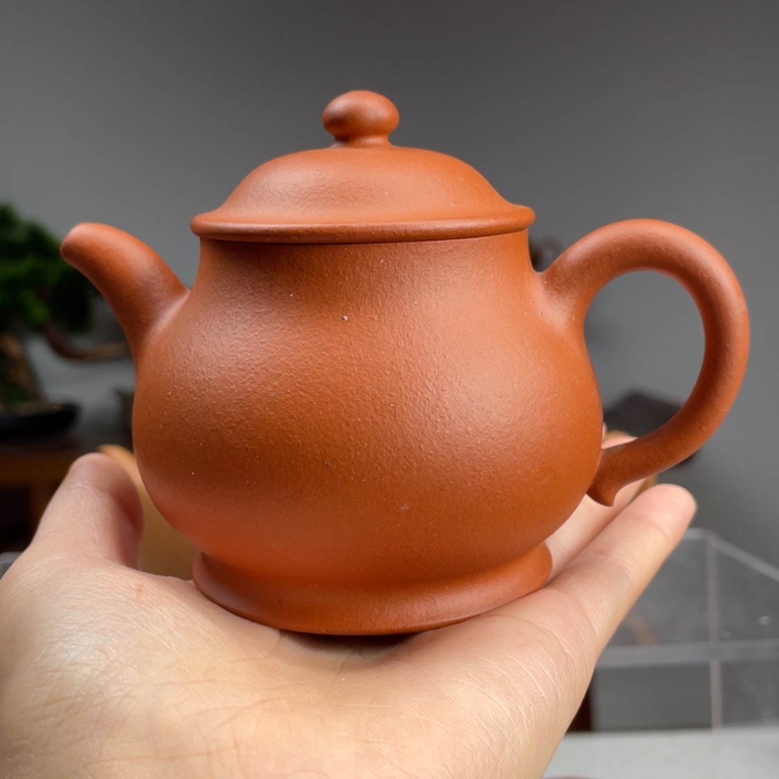 【闪购商品】紫砂茶壶红泥潘壶容量180cc