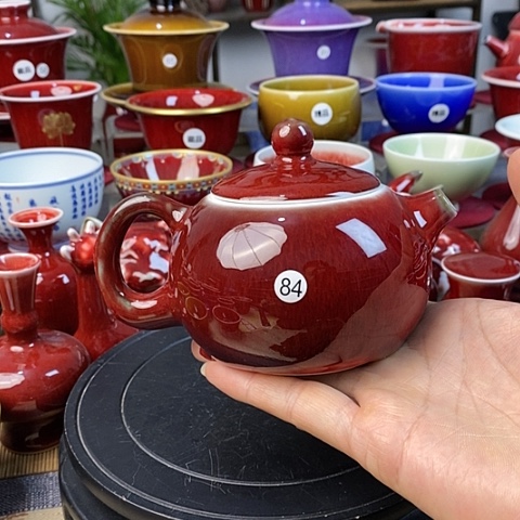 【闪购商品】景德镇名陶雅玩原矿郎红