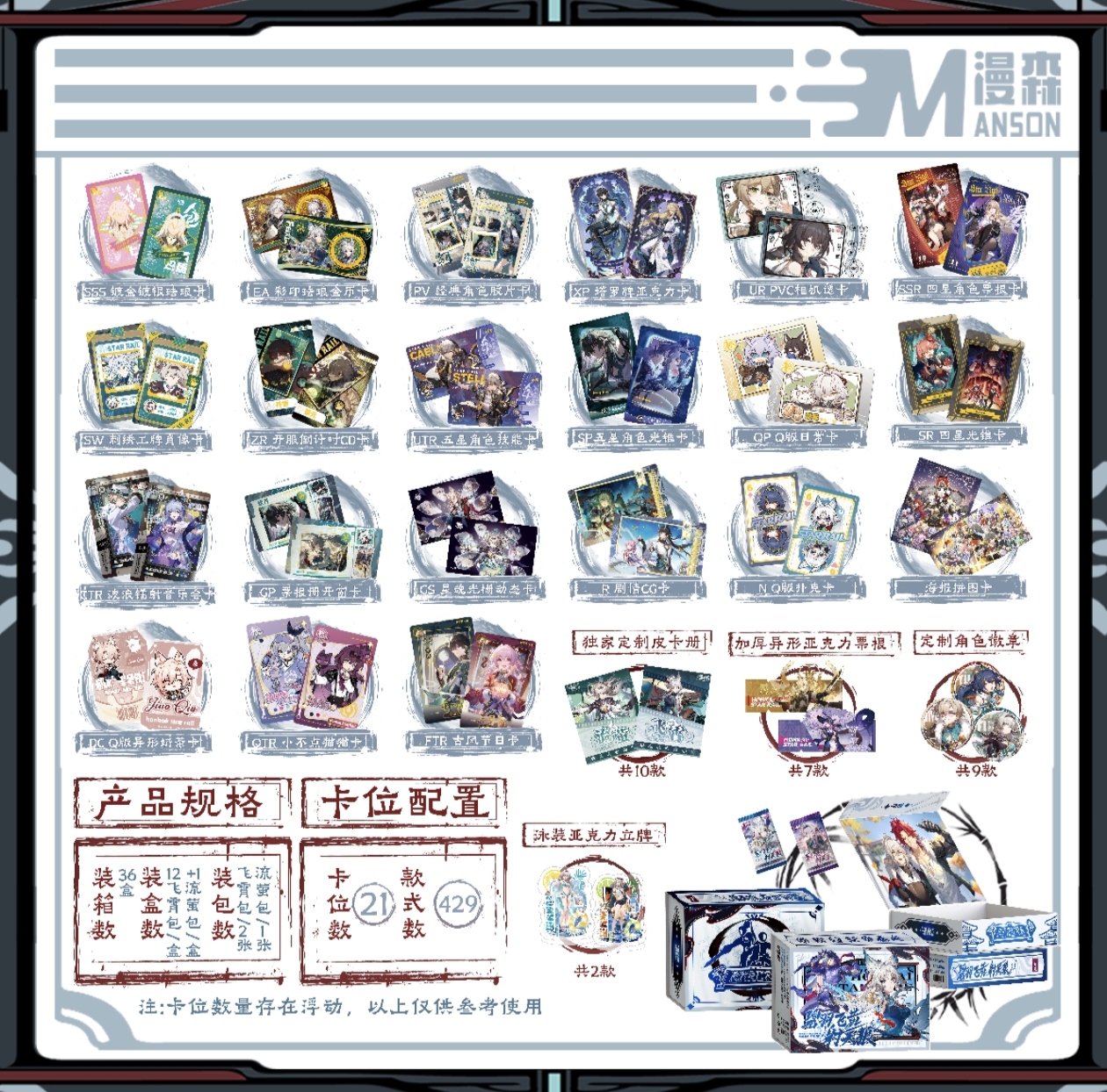 【拆卡】宠粉 漫森 崩铁 卡牌 盲盒【代拆】【国卡二创】