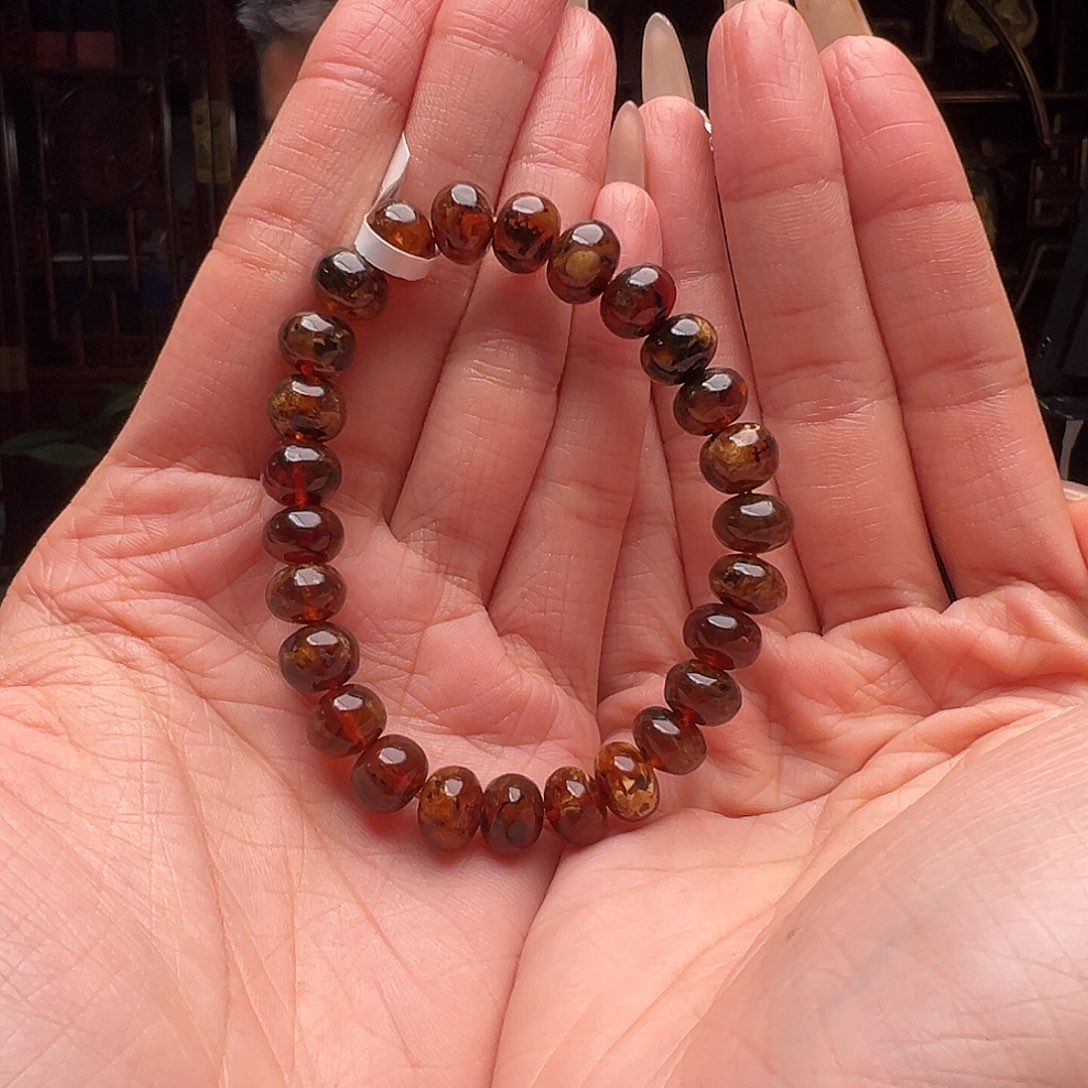 未镶嵌琥珀裸石抚顺琥珀10405九