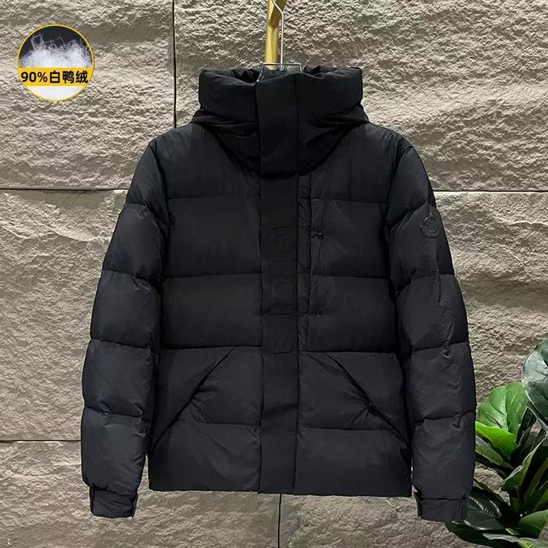 2025年冬季新款轻奢连帽短款羽绒服抗寒保暖男女情侣款羽绒短外套