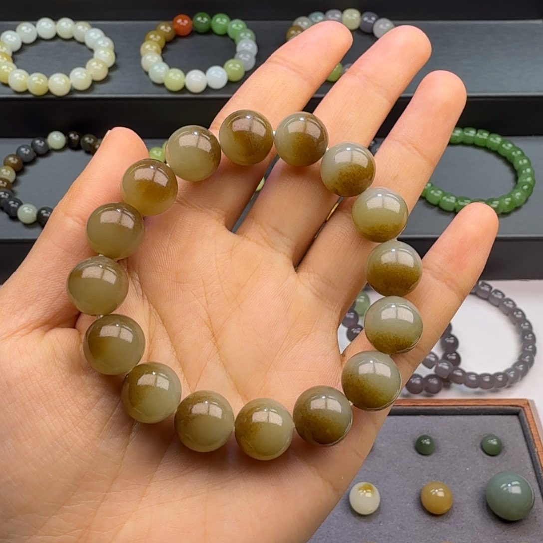 和田玉手串未镶嵌