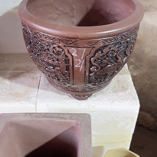 紫砂花盆源头工厂清仓处理19号