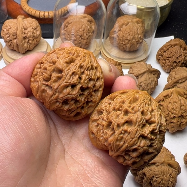 文玩核桃把件@***记水龙纹芳芳