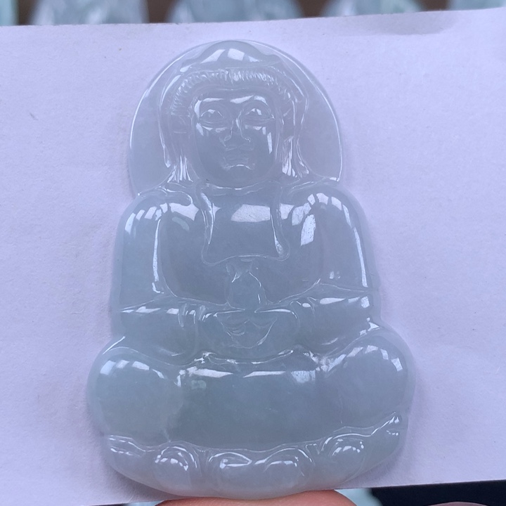 颈饰未镶嵌翡翠玉观音吊坠