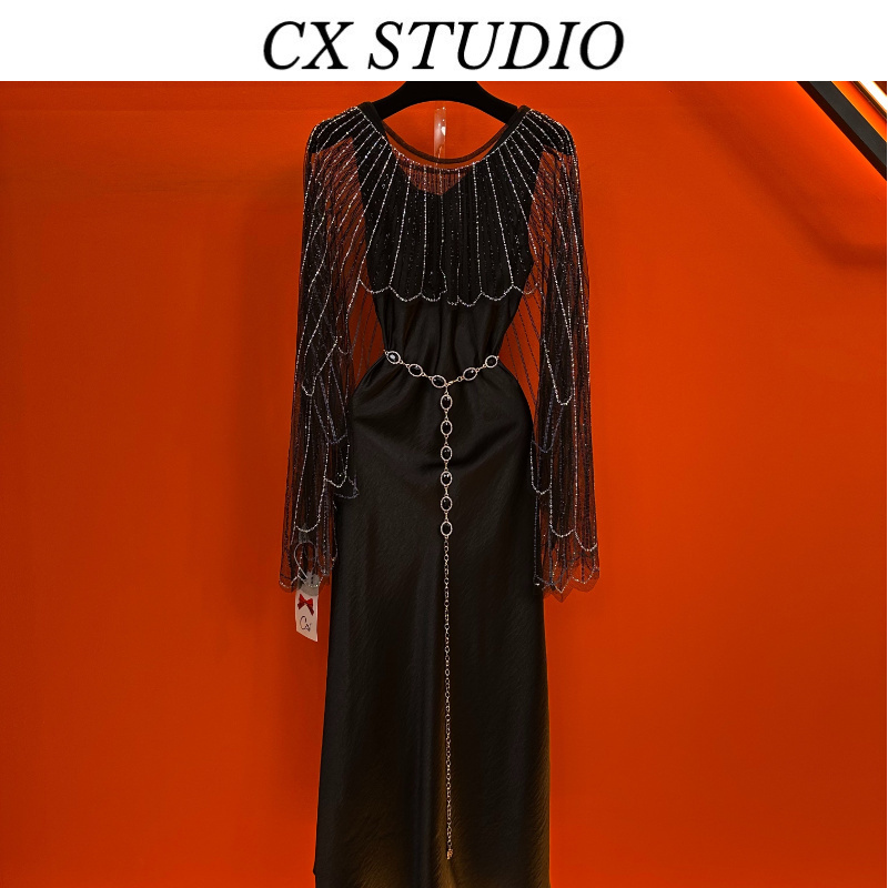 编码75 经典收腰轻奢时尚夏季连衣裙（定制女装）TG818