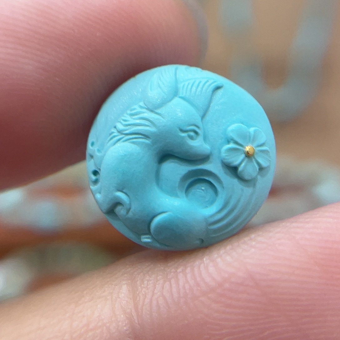 绿松石未镶嵌珠宝奇石